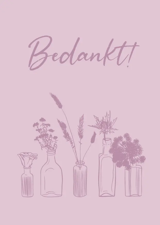 Bedankt